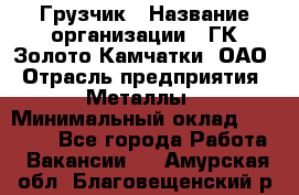 Грузчик › Название организации ­ ГК Золото Камчатки, ОАО › Отрасль предприятия ­ Металлы › Минимальный оклад ­ 32 000 - Все города Работа » Вакансии   . Амурская обл.,Благовещенский р-н